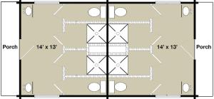 Tent Bathhouse Concept