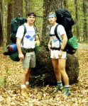 Pat on a Backpacking Trip Long Ago